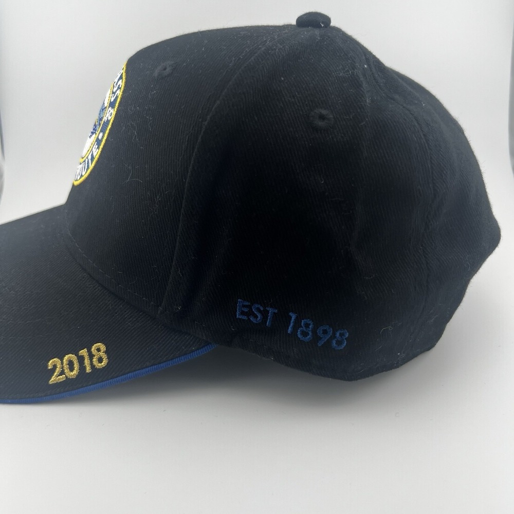 White Pass & Yukon Route Railroad 2018 Skagway Alaska FlexFit Black Hat Cap - Picture 3 of 12